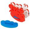 Игрушка-конструктор для купания ТРИ СОВЫ "Краб и кит" EVA, 6 элементов, 2 игрушки RE-КК002