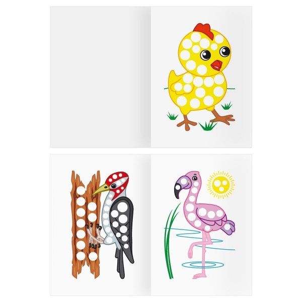 Раскраска А5 ТРИ СОВЫ "Рисуем пальчиками. Выпуск №2" 8 стр. RE-РА5_56170