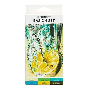 Набор маркеров SKETCHMARKER Basic 4 6 шт + коробка MPSM-6BAS4