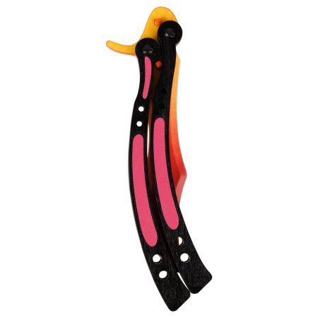 Нож деревянный ТРИ СОВЫ Бабочка, серия легендарный "Градиент" пакет с европодвесом RE-НД1БК001