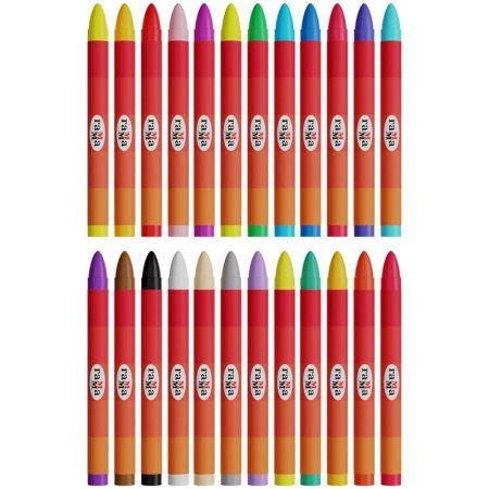 Мелки восковые ГАММА "Мультики" 24 цв круглые RE-2131018_01_31