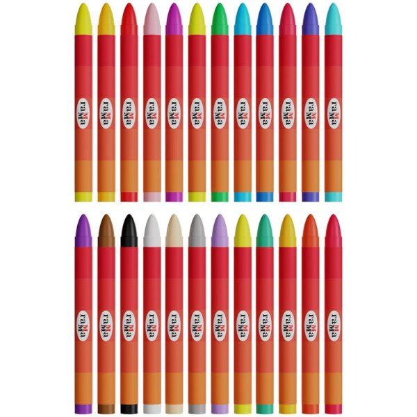 Мелки восковые ГАММА "Мультики" 24 цв круглые RE-2131018_01_31