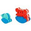 Игрушка-конструктор для купания ТРИ СОВЫ "Краб и кит" EVA, 6 элементов, 2 игрушки RE-КК002