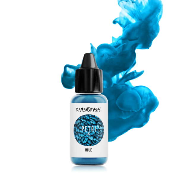 Чернила для петри Kamenskaya Ink 15 мл 04 Синий K-P15-04