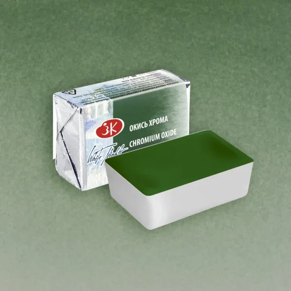 Акварель БЕЛЫЕ НОЧИ кювета 2.5 мл, 704 Окись хрома NP-1911704