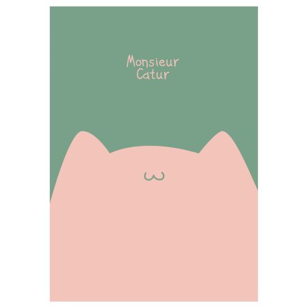 Тетрадь 40л. A5 клетка MESHU "Mr. Cat" матовая ламинация, выб. лак, ЕВРО RE-MS_49800