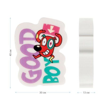 Ластик MESHU "Good boy" фигурный 40 x 30 x 13 мм, термопластичная резина RE-MS_45596