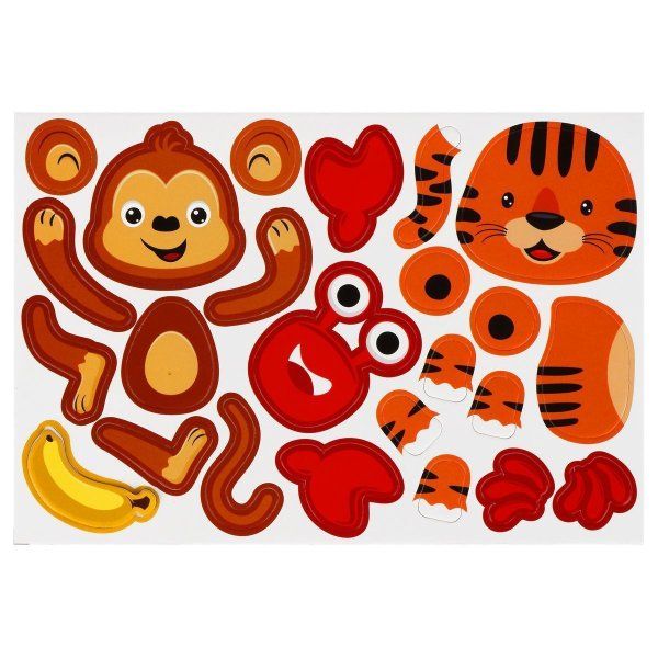 Игра развивающая на магнитах ТРИ СОВЫ "Забавные животные" 48 эл. RE-МИ_48719