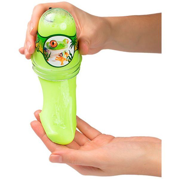 Слайм Slime "Jungle. Лягушка" с мухами 130 г AS-S300-25