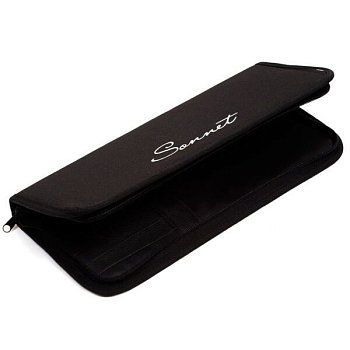 Пенал для кистей СОНЕТ 15.5 x 37 см полиэстер, черный NP-DK21205
