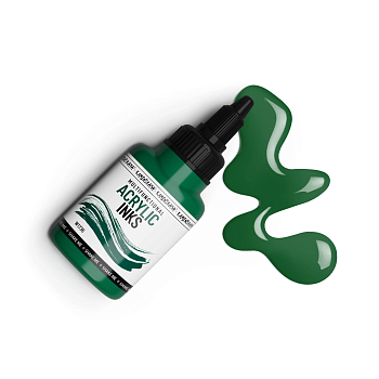 Чернила акриловые Kamenskaya Ink 40 мл W1736 Травяной K-00-00000859