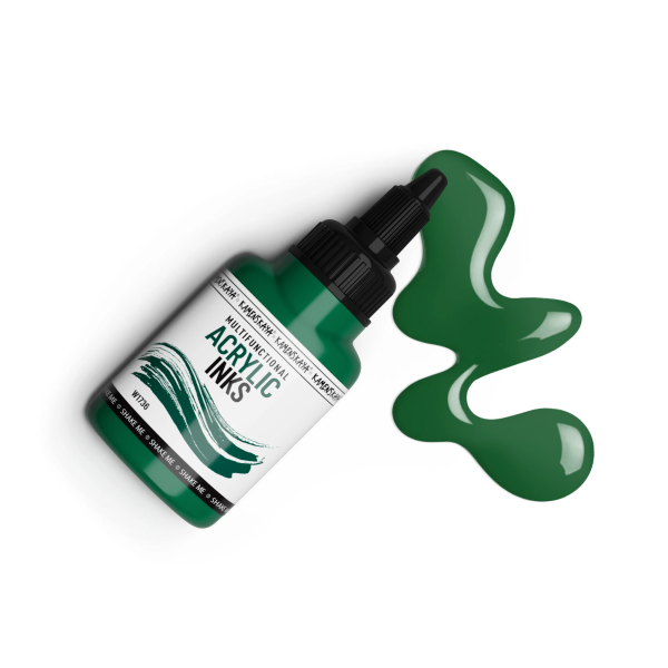 Чернила акриловые Kamenskaya Ink 40 мл W1736 Травяной K-00-00000859