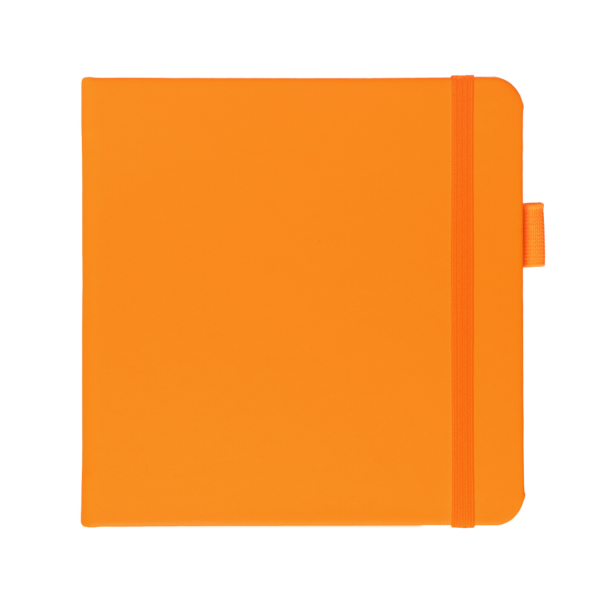 Блокнот для зарисовок SKETCHMARKER 140 г/м2 12 x 12 см 80 л, твердая обложка, Неоновый апельсин MP23148042SM