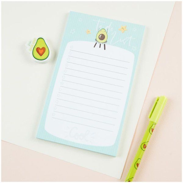 Блок для записей (To Do list) MESHU "Avocado" 10 x 17 см 50л. на склейке RE-MS_46571