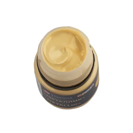 Краска акриловая DECOLA металлик, банка 20 мл, 974 Золото сусальное NP-4926974