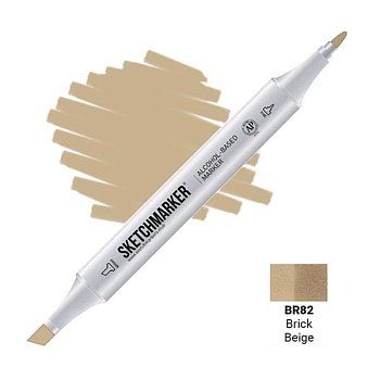 Маркер SKETCHMARKER двухсторонний на спирт.основе BR82 Бежевый кирпич MPSM-BR82