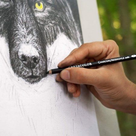 Набор для рисунков CRETACOLOR Wolf 25 предметов, мет.пенал CR91400-2602