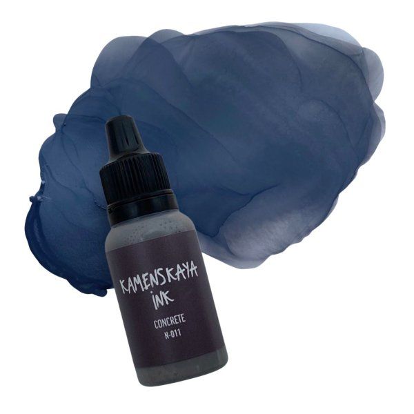 Чернила спиртовые (алкогольные) Kamenskaya Ink серия N 15 мл N-011 Бетон K-00-00000670