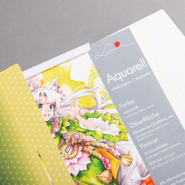 Блок бумаги для акварели LUMA Watercolor 300 г/м2 A3 12 л LU004002