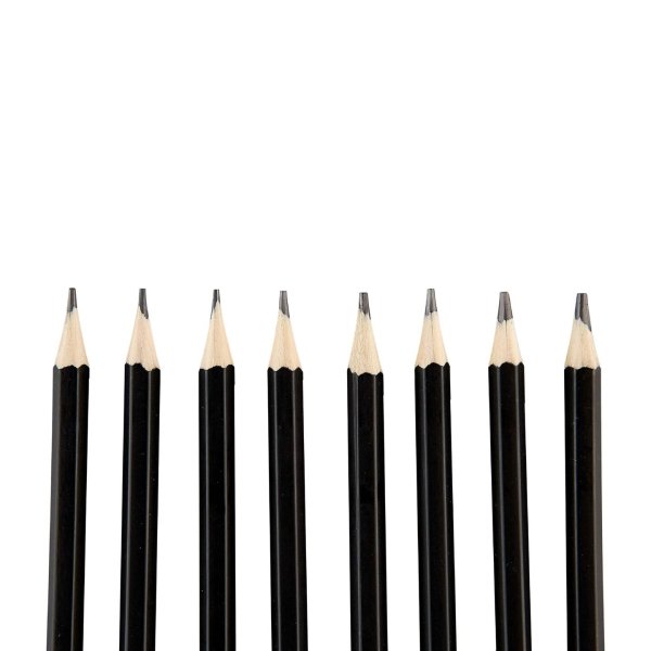 Набор чернографитных карандашей Стихия 8 шт в картонной упаковке MPST03007