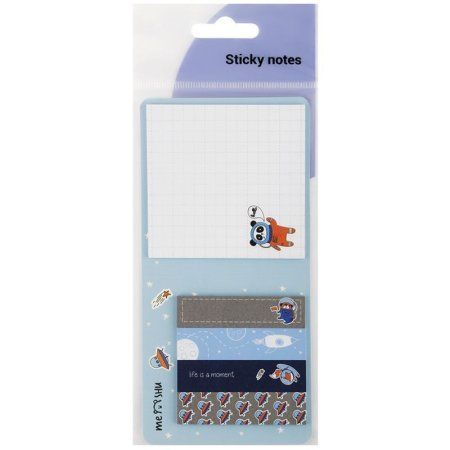 Флажки-закладки и самоклеящиеся блоки в наборе MESHU "Space adventure" по 25 л RE-MS_87316