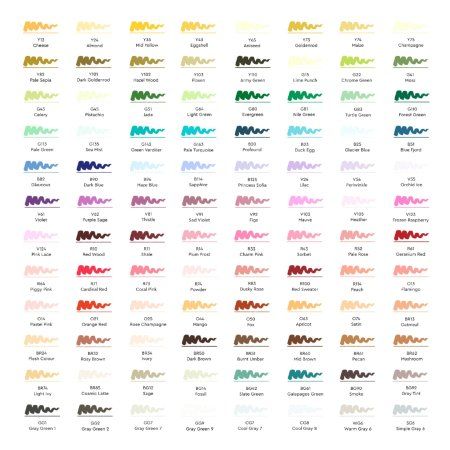 Набор маркеров SKETCHMARKER Brush 2 96 шт пластик.бокс MPSMB-96SET2