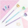 Ручка шариковая MESHU "Cute Cats" синяя, 0.7 мм, перламутр, софтач, ассорти RE-296411