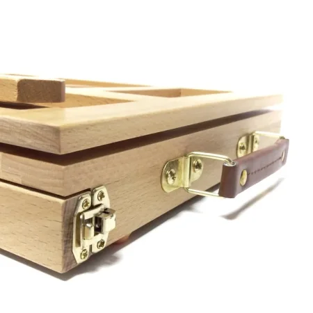 Мольберт настольный малый СОНЕТ №8 34 x 26 x 5 (28) см, с ящиком для кистей и красок, бук NP-1591266-8