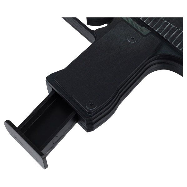 Пистолет деревянный ТРИ СОВЫ Desert Eagle, серия легендарный "Пламя" подложка ХДФ с европодвесом, термоусадка RE-ПД1ДЗ001