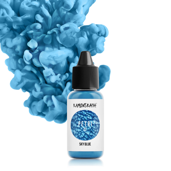 Чернила для петри Kamenskaya Ink 15 мл 22 Голубой K-00-00000464