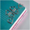 Скрепки фигурные 27 мм MESHU "Hearts" 6 шт пакет с европодвесом RE-MS_41587