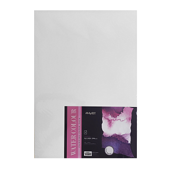 Блок бумаги для акварели MayArt 200 г/м2 A2 594 x 420 мм 5 л, 100% хлопок, Фин MA00121