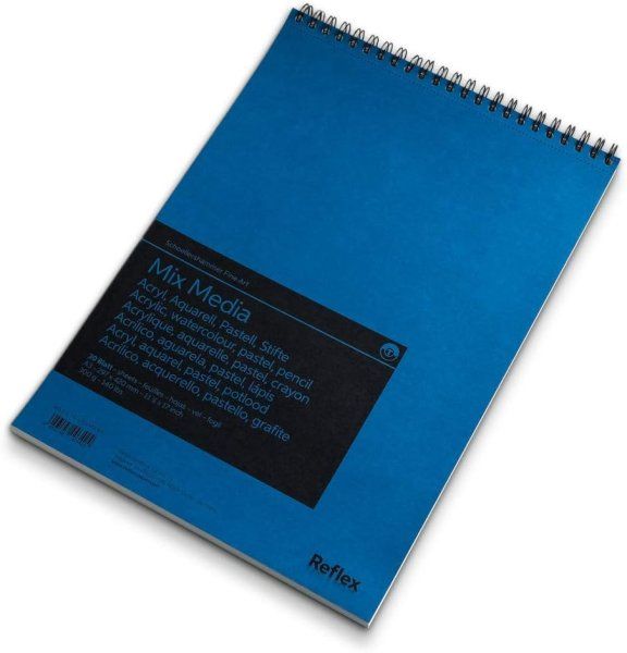 Блок для разных техник REFLEX Studioline Mix Media 300 г/м2 A3 30 л, зернистая, спираль RX-VF5004287