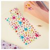 Наклейки акриловые MESHU "Shiny stars", 25*10см, стразы, 137 наклеек, инд. уп., европодвес RE-MS_46775