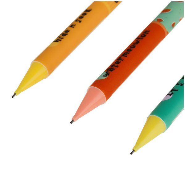 Карандаш механический MESHU "Jucy cats" 0.7 мм, печать на корпусе, с ластиком, ассорти RE-MS_47382