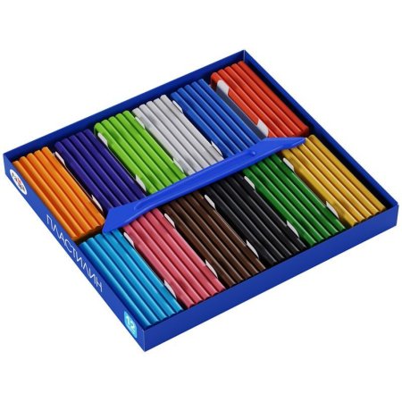 Пластилин ГАММА "Классический" 12 цв 240 г со стеком RE-281033