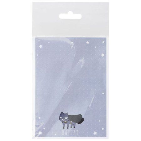 Блок для записей MESHU "Batcat" 8.8 x 12.5 см 100л. на склейке RE-MS_46562