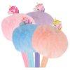 Ручка гелевая стираемая MESHU "Fluffy Unicorn" синяя, 0.5 мм, корпус ассорти RE-MS_60966