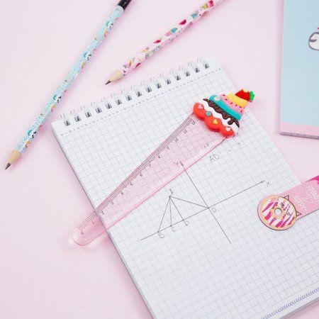 Линейка 12 см MESHU "Cake" с топпером, европодвес RE-MS_36856