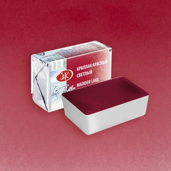 Акварель БЕЛЫЕ НОЧИ кювета 2.5 мл, 313 Краплак красный светлый NP-1911313