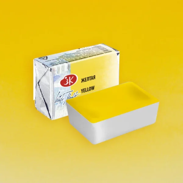 Акварель БЕЛЫЕ НОЧИ кювета 2.5 мл, 211 Желтая NP-1911211