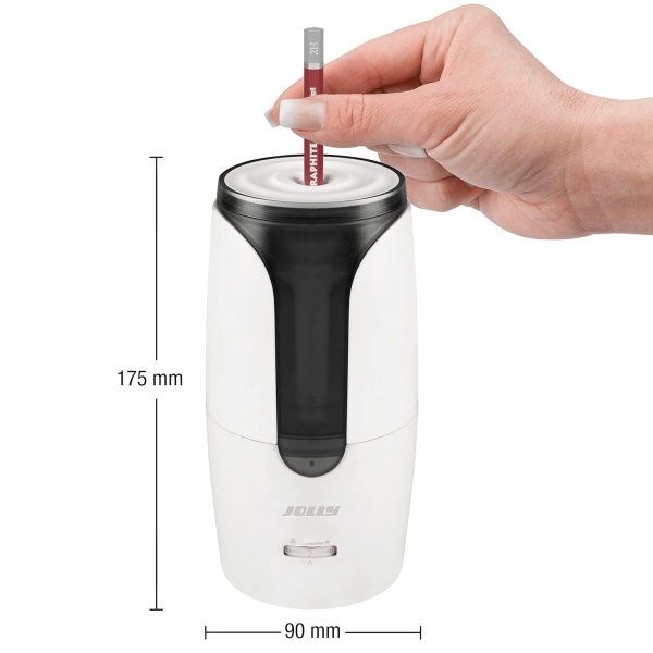 Точилка электрическая JOLLY Herbert для карандашей разных форм d 6-12 мм CR9285-0005