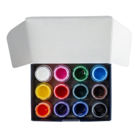 Набор акриловых красок DECOLA матовые 12 шт х 20 мл, картон NP-143411021