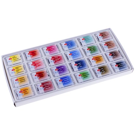 Набор акварели БЕЛЫЕ НОЧИ 24 шт x 2.5 мл, картон NP-1941061