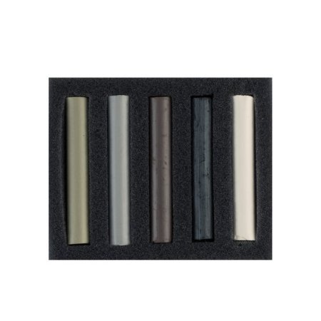 Набор сухих художественных графических материалов ЛАДОГА соус ассорти цветов 5 мелков NP-2711422303