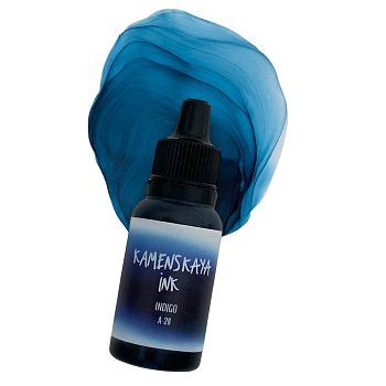 Чернила спиртовые (алкогольные) Kamenskaya Ink серия A 15 мл 28 Индиго K-00-00000669