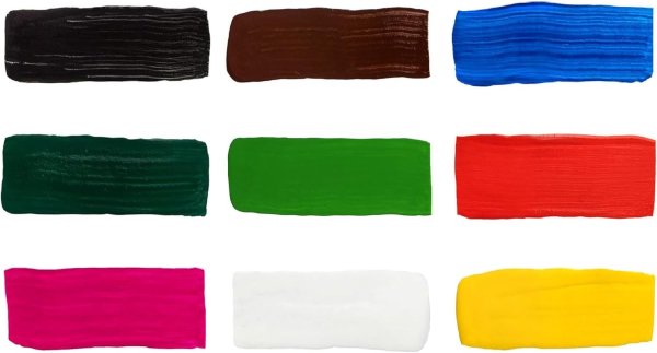 Набор акриловых красок по стеклу/керамике DECOLA 9 шт х 20 мл, картон NP-4041113