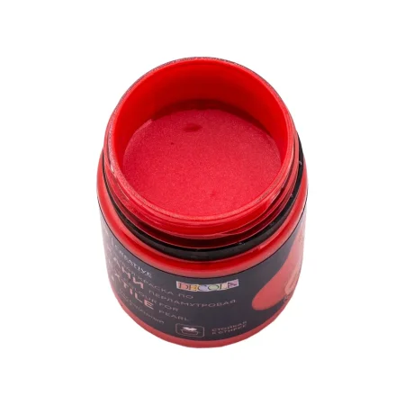 Краска акриловая по ткани DECOLA перламутровая, банка 50 мл, 331 Красная NP-5228331