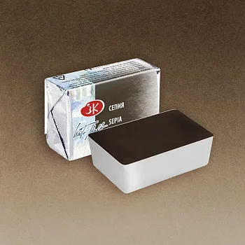 Акварель БЕЛЫЕ НОЧИ кювета 2.5 мл, 413 Сепия NP-1911413