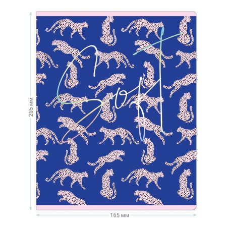 Тетрадь 48л. A5 клетка MESHU "Bright&Soft" софт-тач ламинация, тиснение фольгой RE-MS_43084